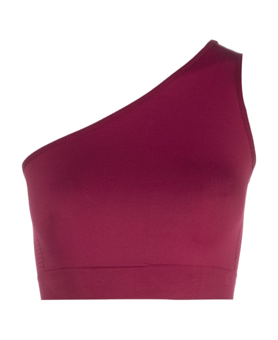 Rick Owens One-shoulder Cropped Top In Red