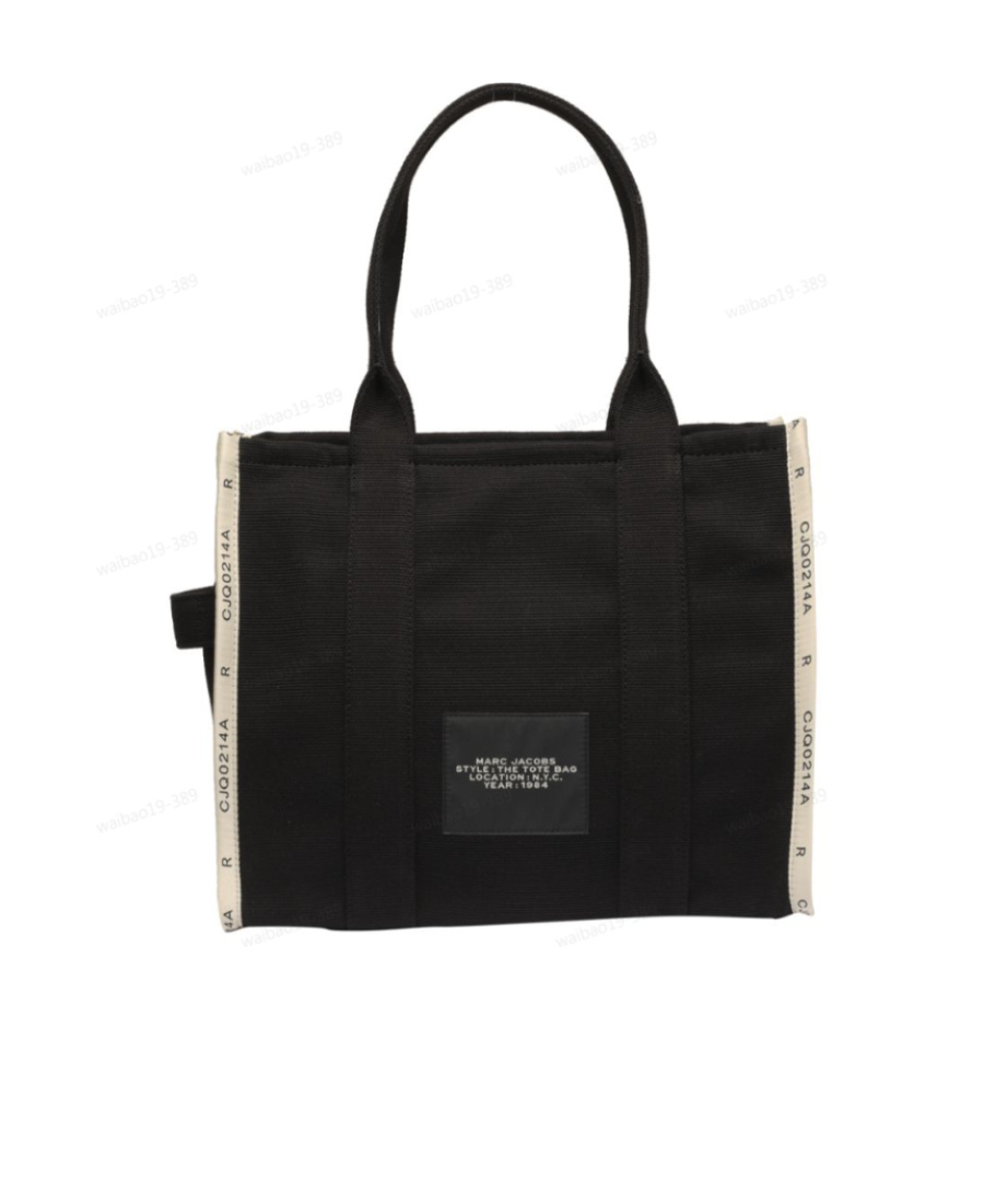 Marc Jacobs The Jacquard Large Tote Bag In Black