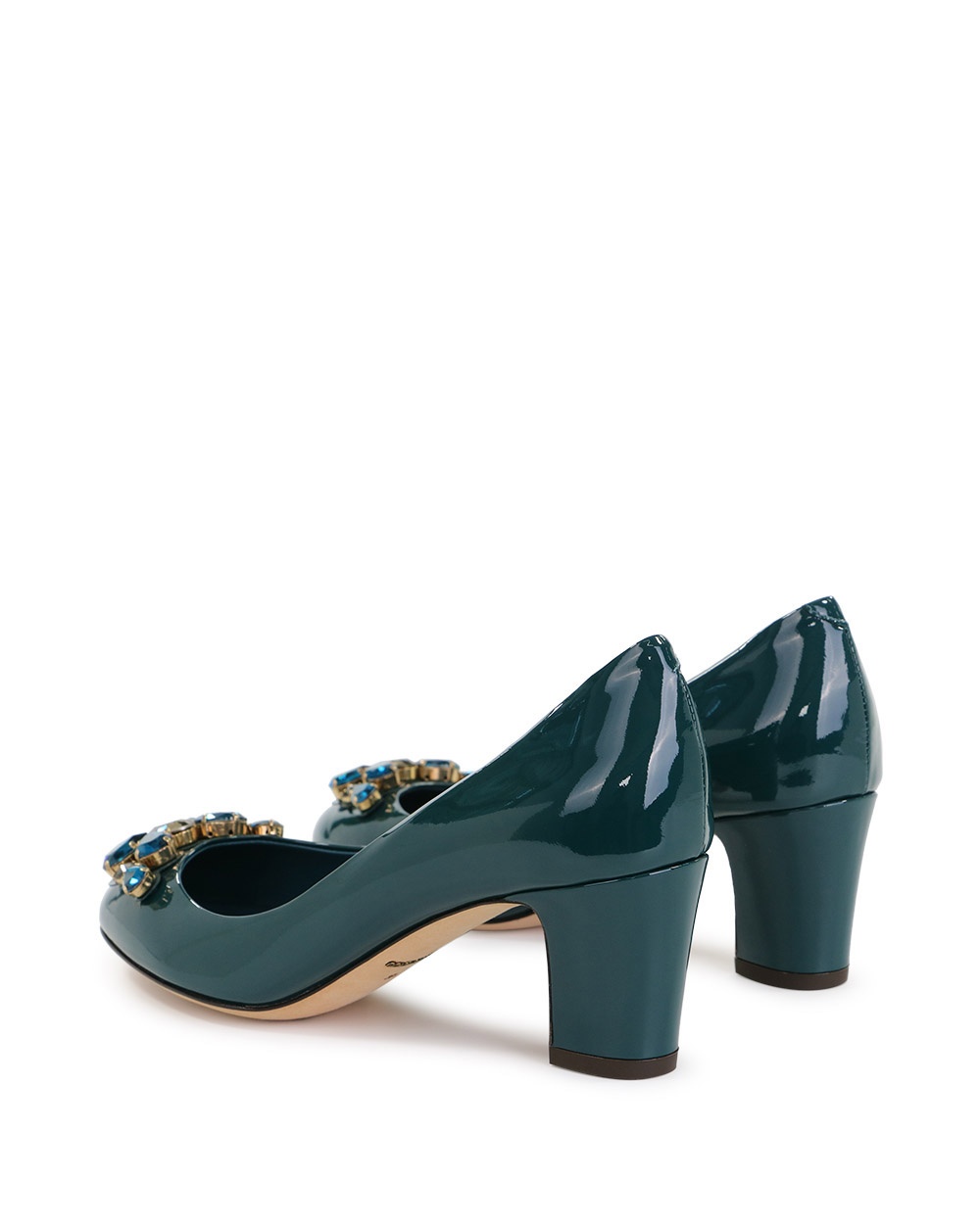 Dolce & Gabbana Crystal High Heels In Black