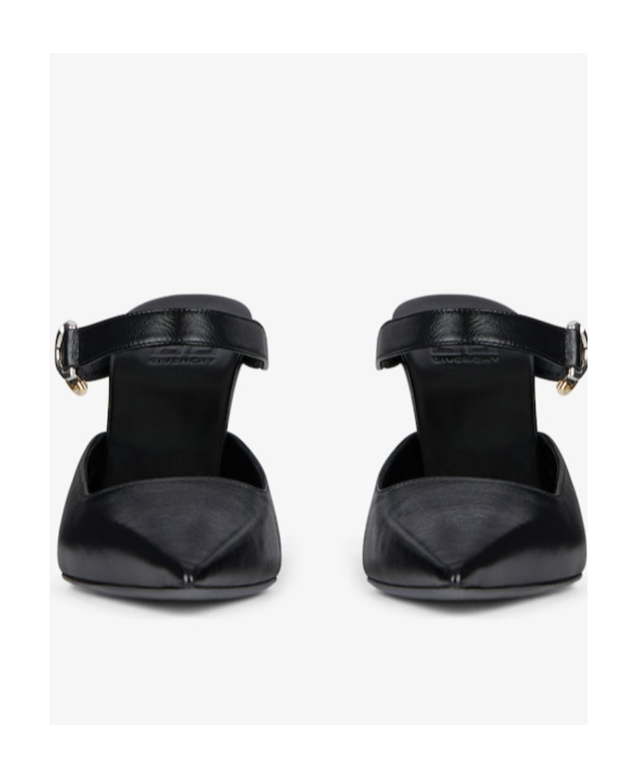 GIVENCHY VOYOU SLINGBACKS IN LEATHER