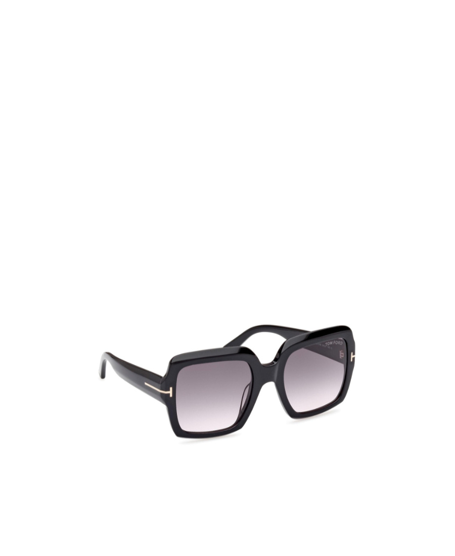 Tom Ford Kaya 54mm Polarized Gradient Square Sunglasses In Gray