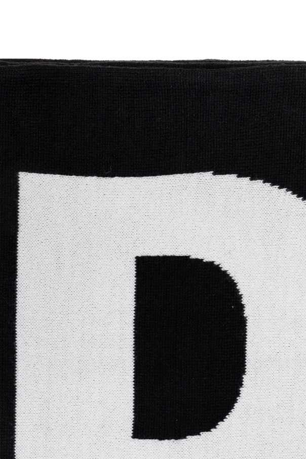 Dsquared2 Logo-embellished Knitted Scarf
