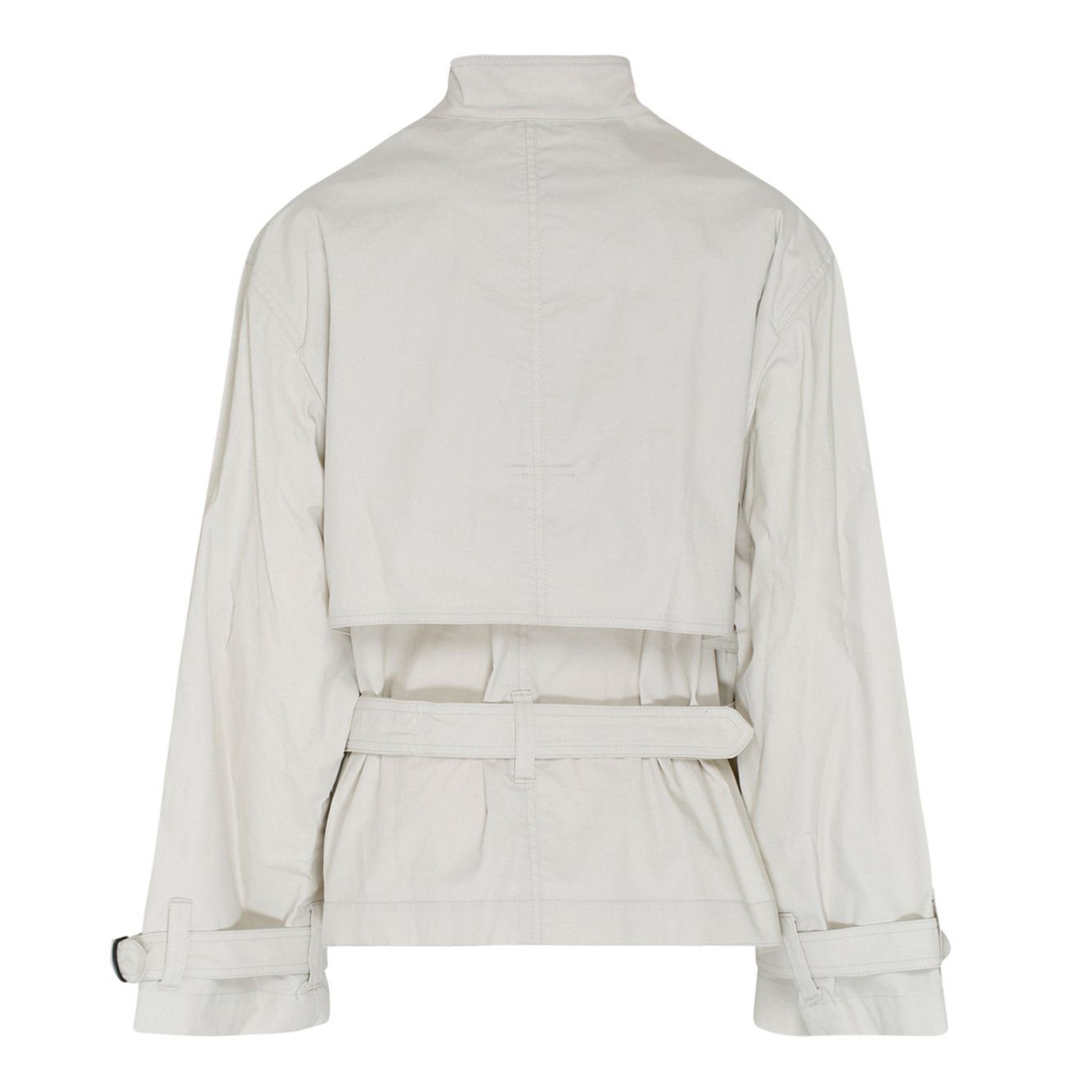 Isabel Marant Belted-waist Jacket In White