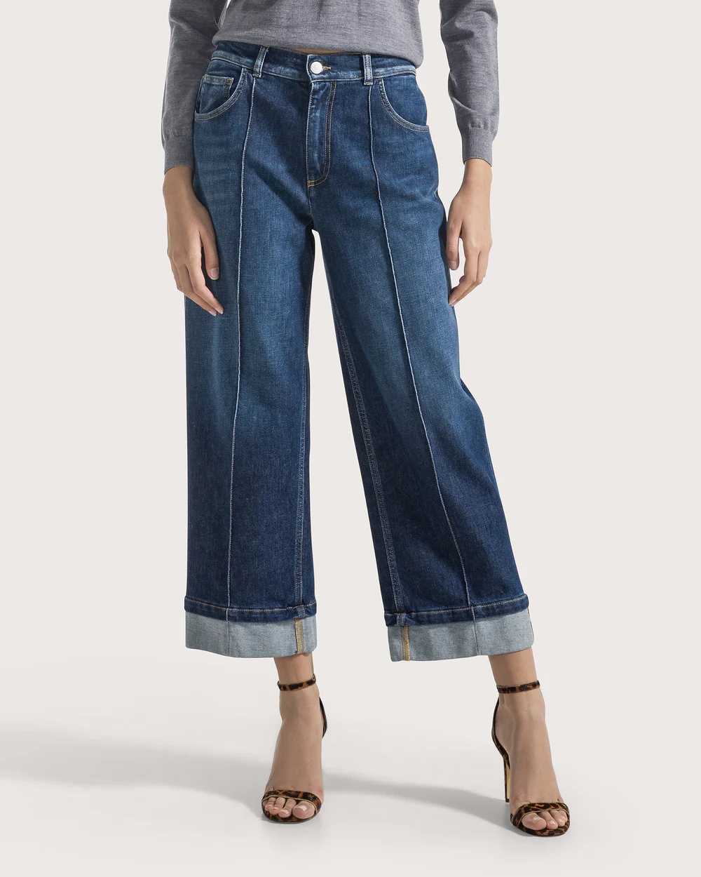 Seventy Trousers Denim In Blue