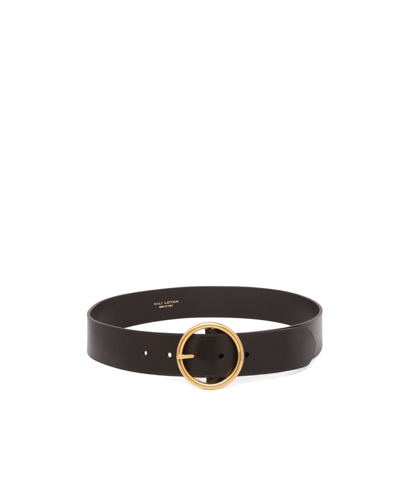 Shop Nili Lotan Avery Belt In Black