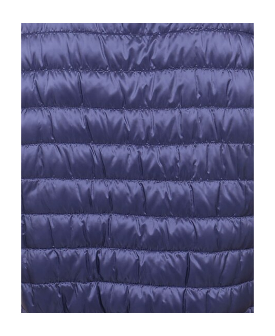 Herno Collar Padded Sleeveless Zip Pockets Jackets In Blue