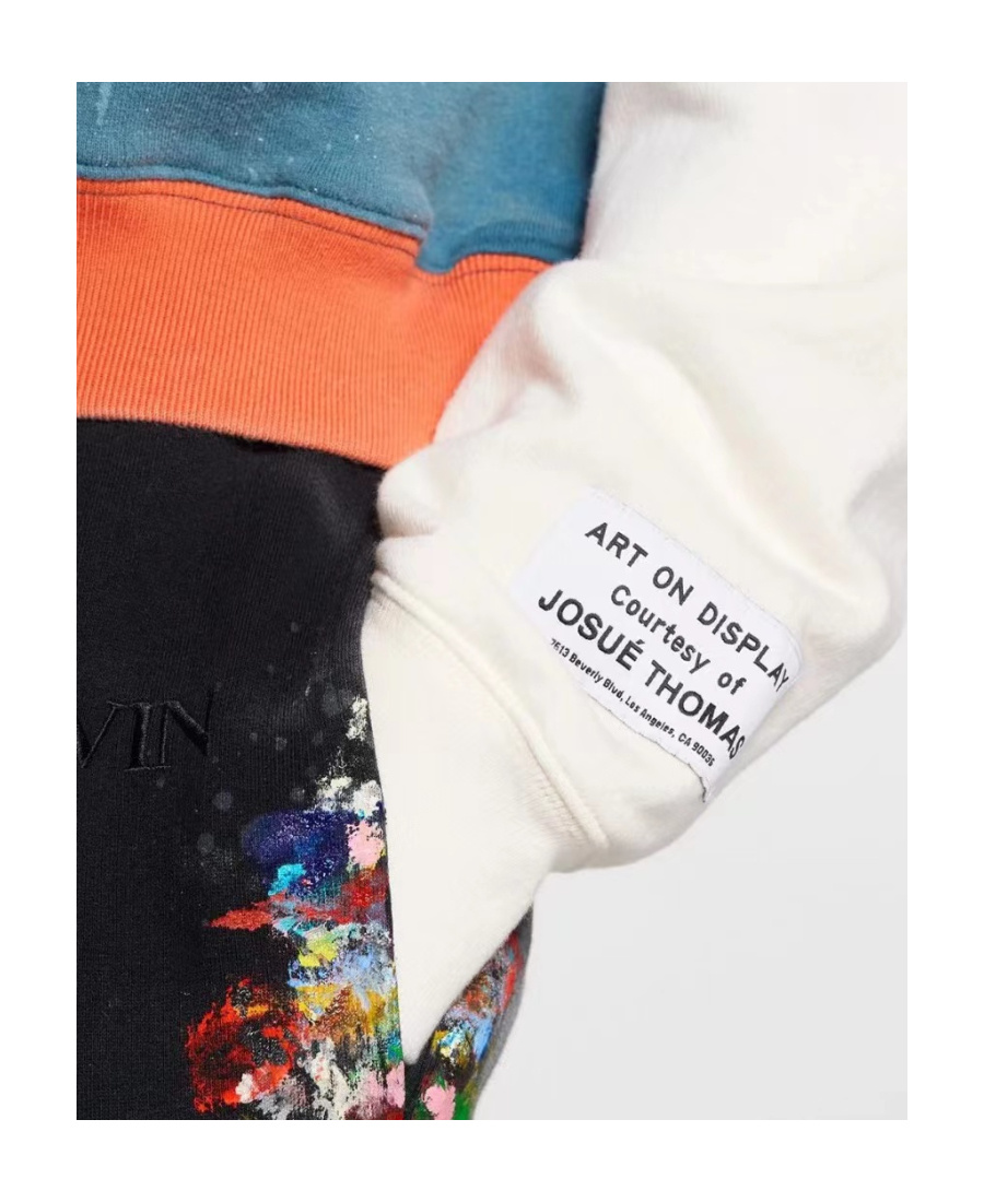 Lanvin Logo Hoodie In Blue