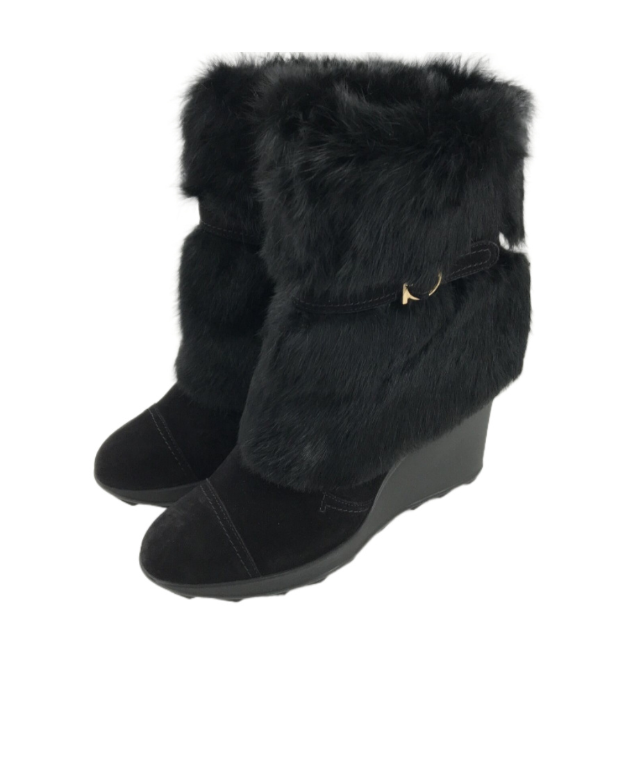 Ferragamo Logo Boots In Black