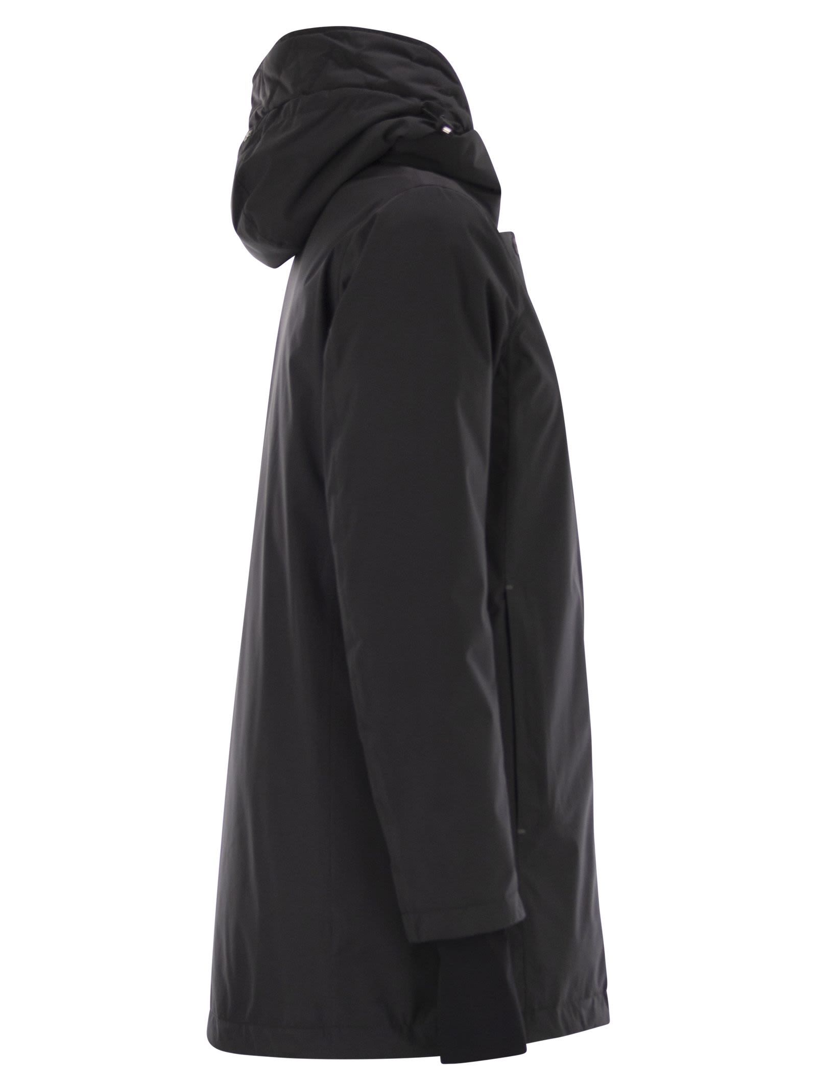 Herno Hooded Down Jacket In Multi