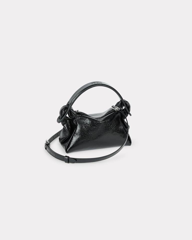 Kenzo ' Furoshiki' Mini Bag In Leather In Black