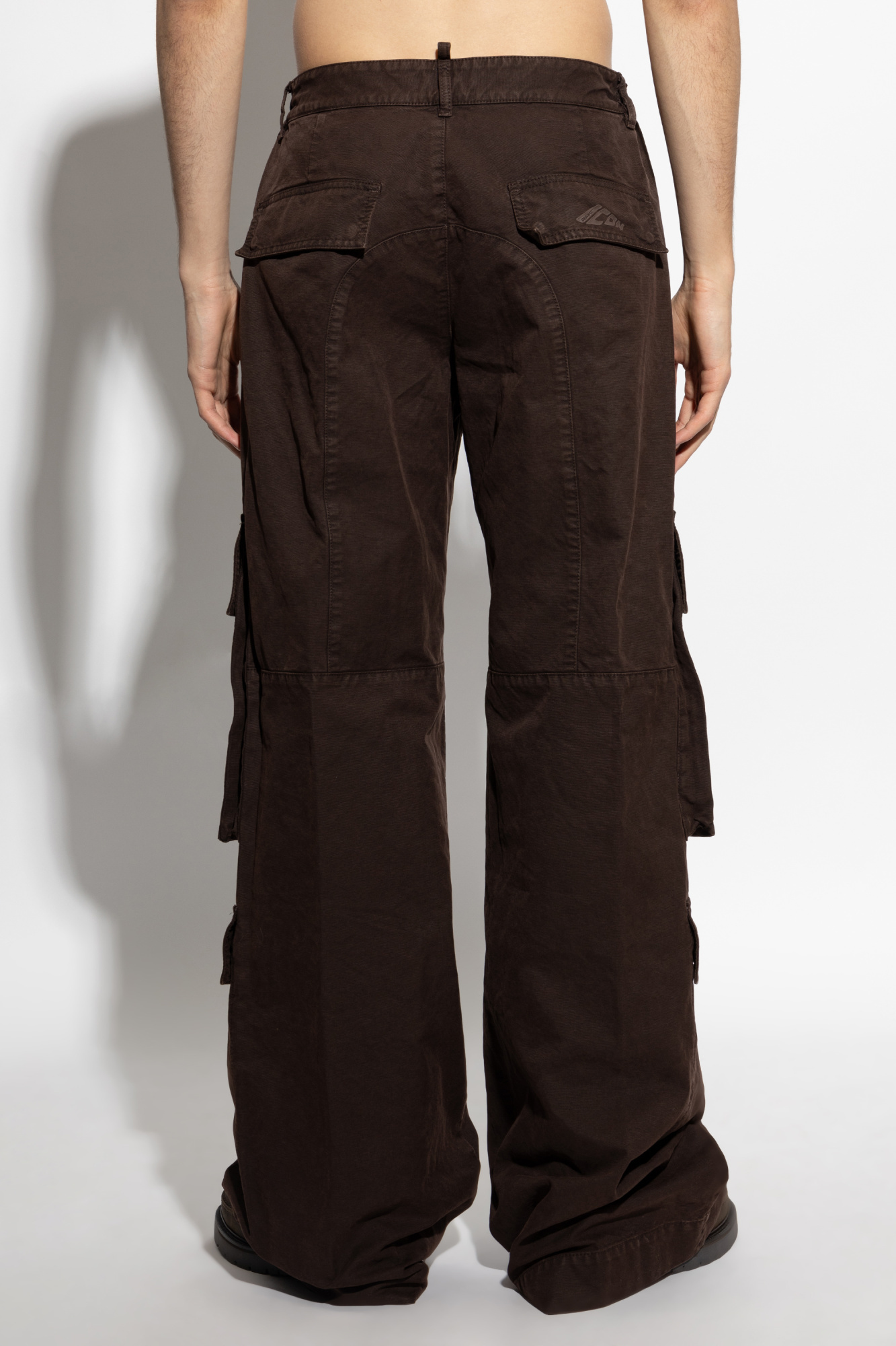 Dsquared2 Icon New Generation Cargo Trousers In Black