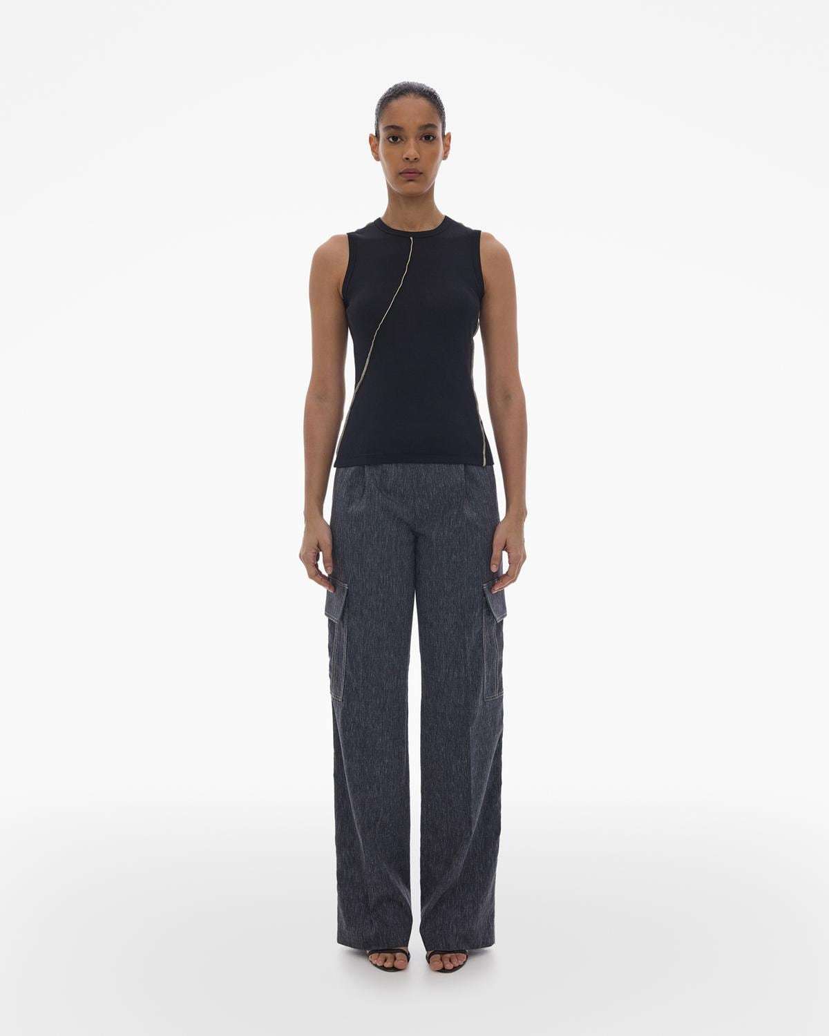 Helmut Lang Twist Sleeveless Tank Top