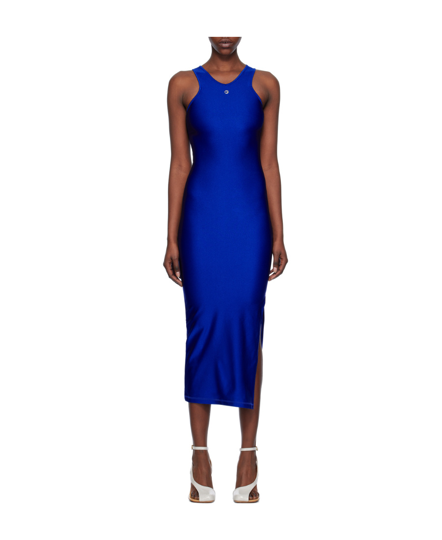 Coperni Tank Top Dress In Blue