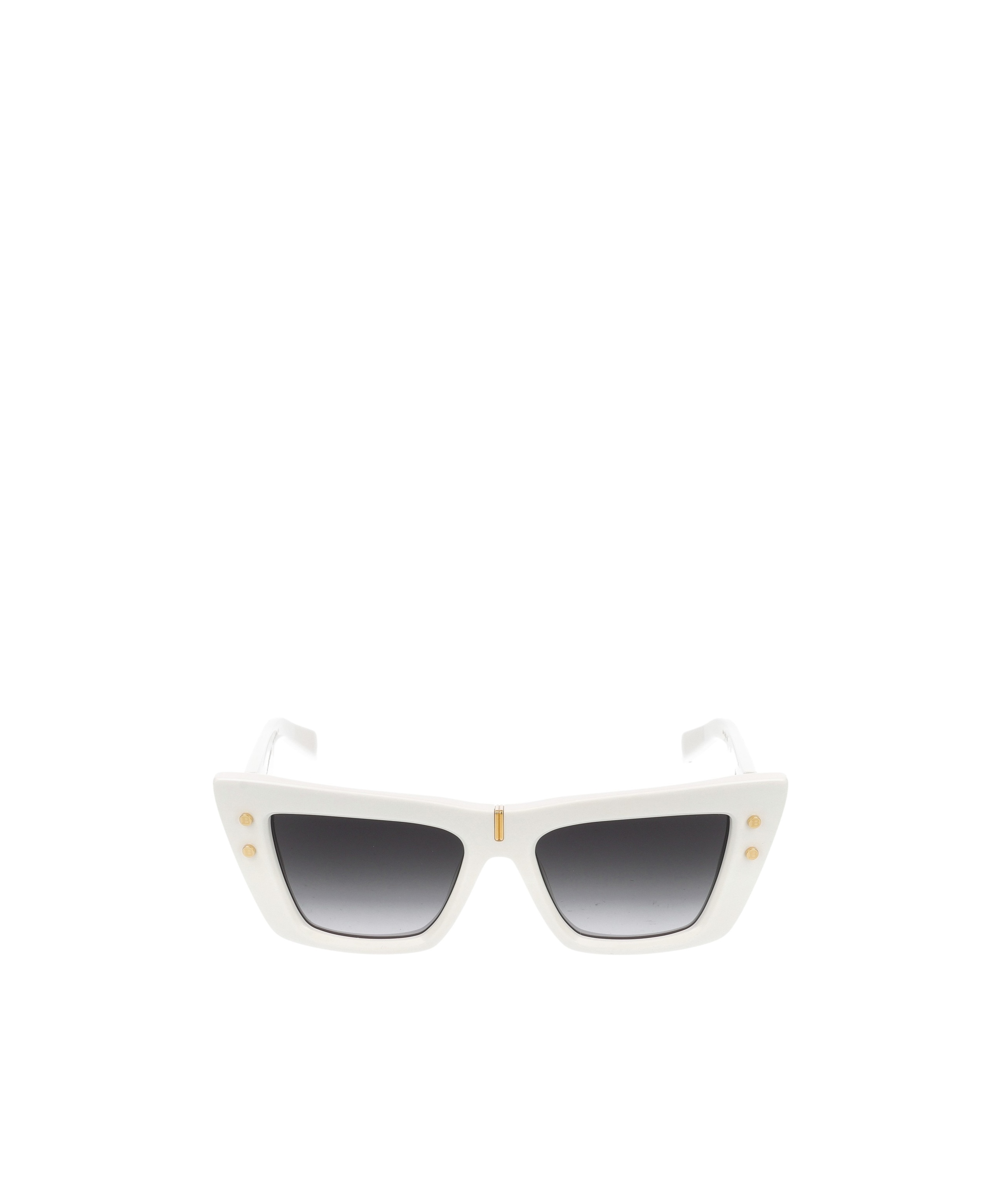 Balmain Cat's Eye Sunglasses In White