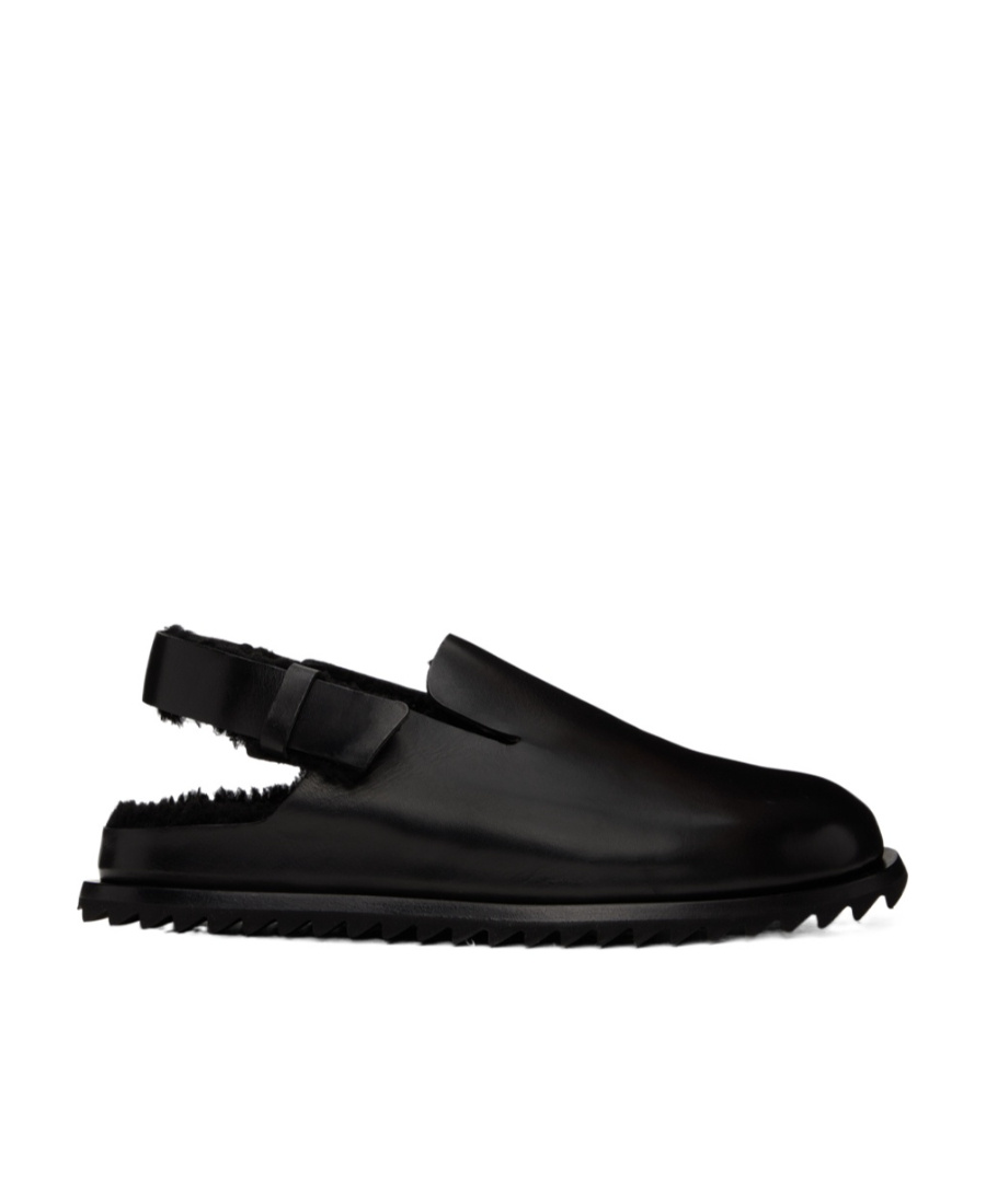 Officine Creative Round-headed Flat-soled Business Casual Shoes In Black