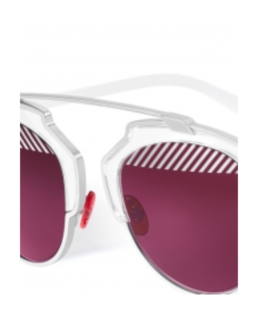 Dior Logo Sunglasses In White