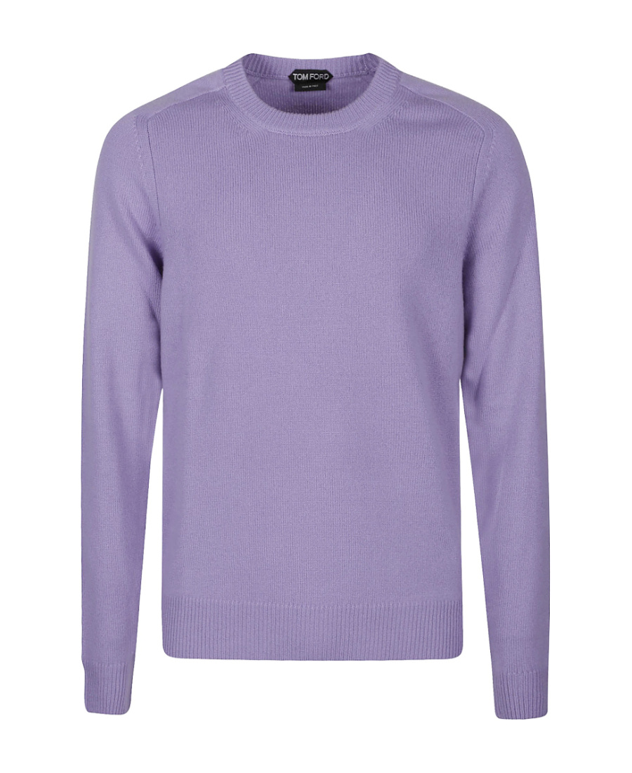 Tom Ford Saddle Crewneck Jumper In Purple