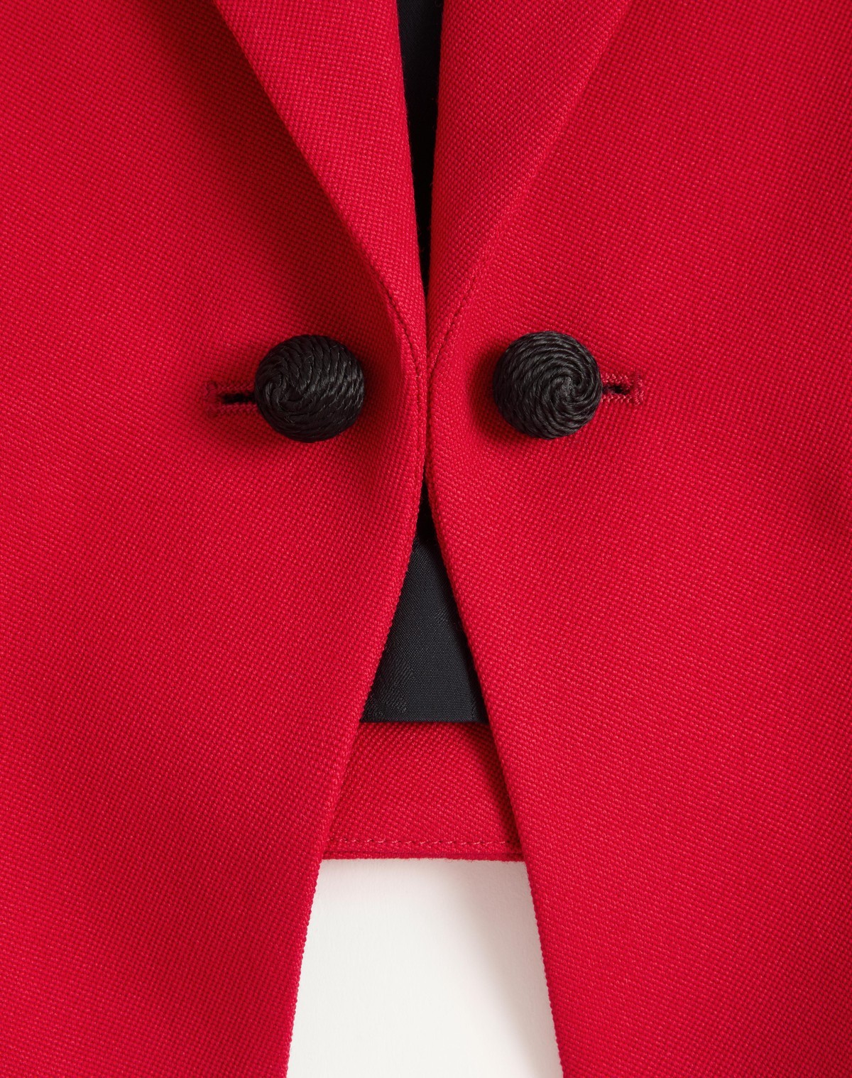 Valentino Virgin Wool Jacket In Red