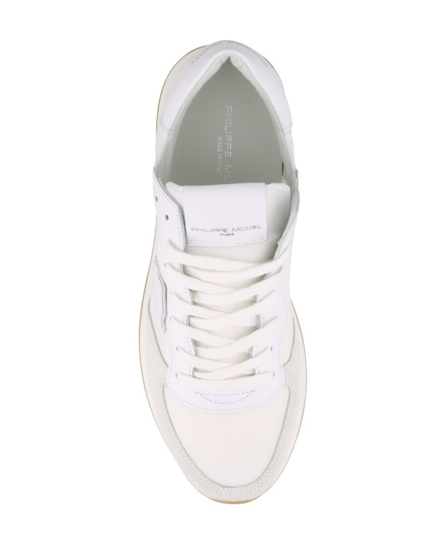 Philippe Model Tropez Panelled Low-top Sneakers In White