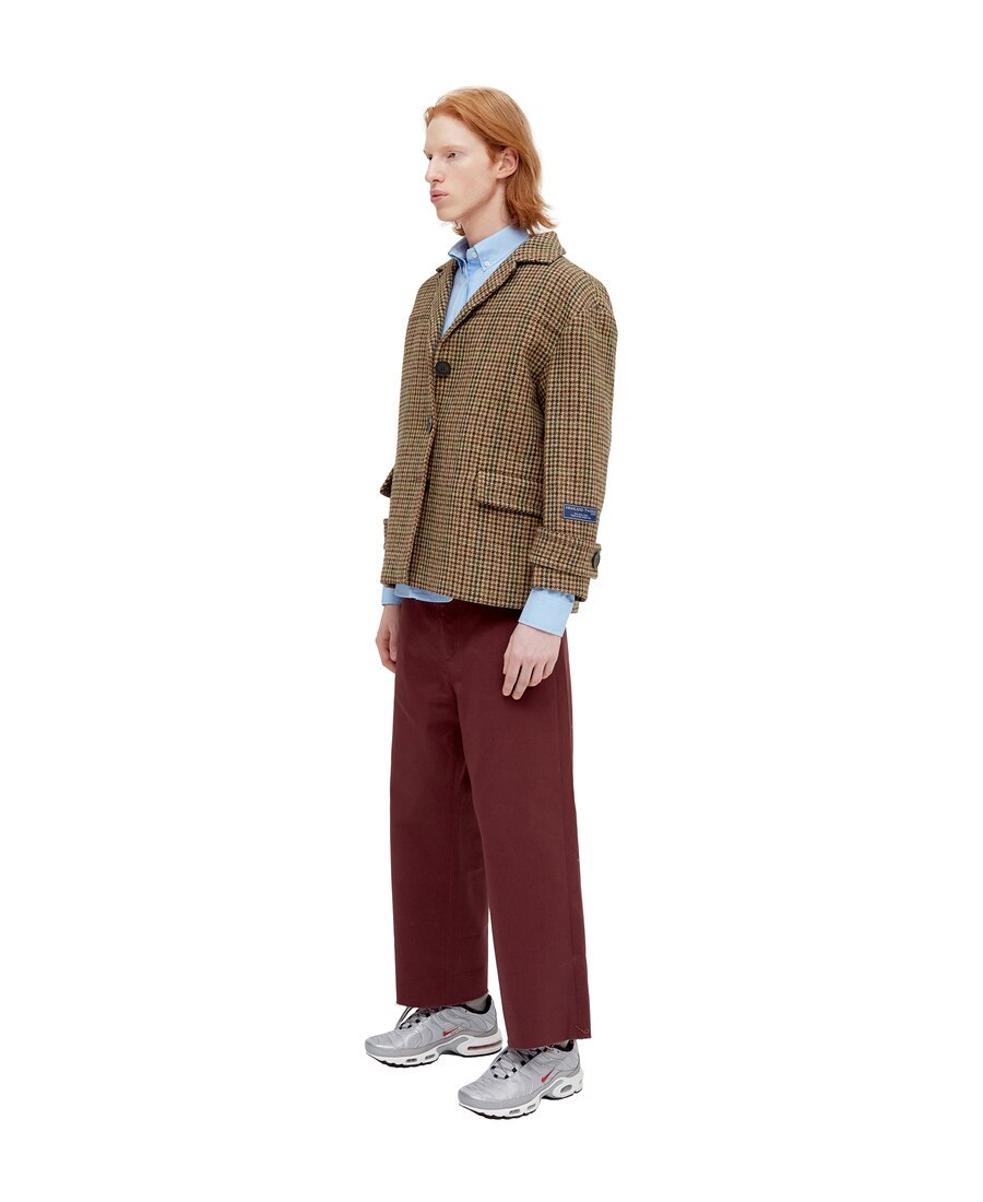 We11 Done Thousand Bird Suit Jacket In Brown