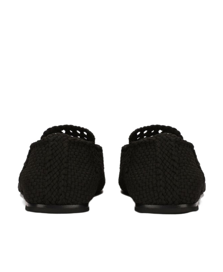 DOLCE & GABBANA DOLCE  GABBANA WOVEN LOAFERS