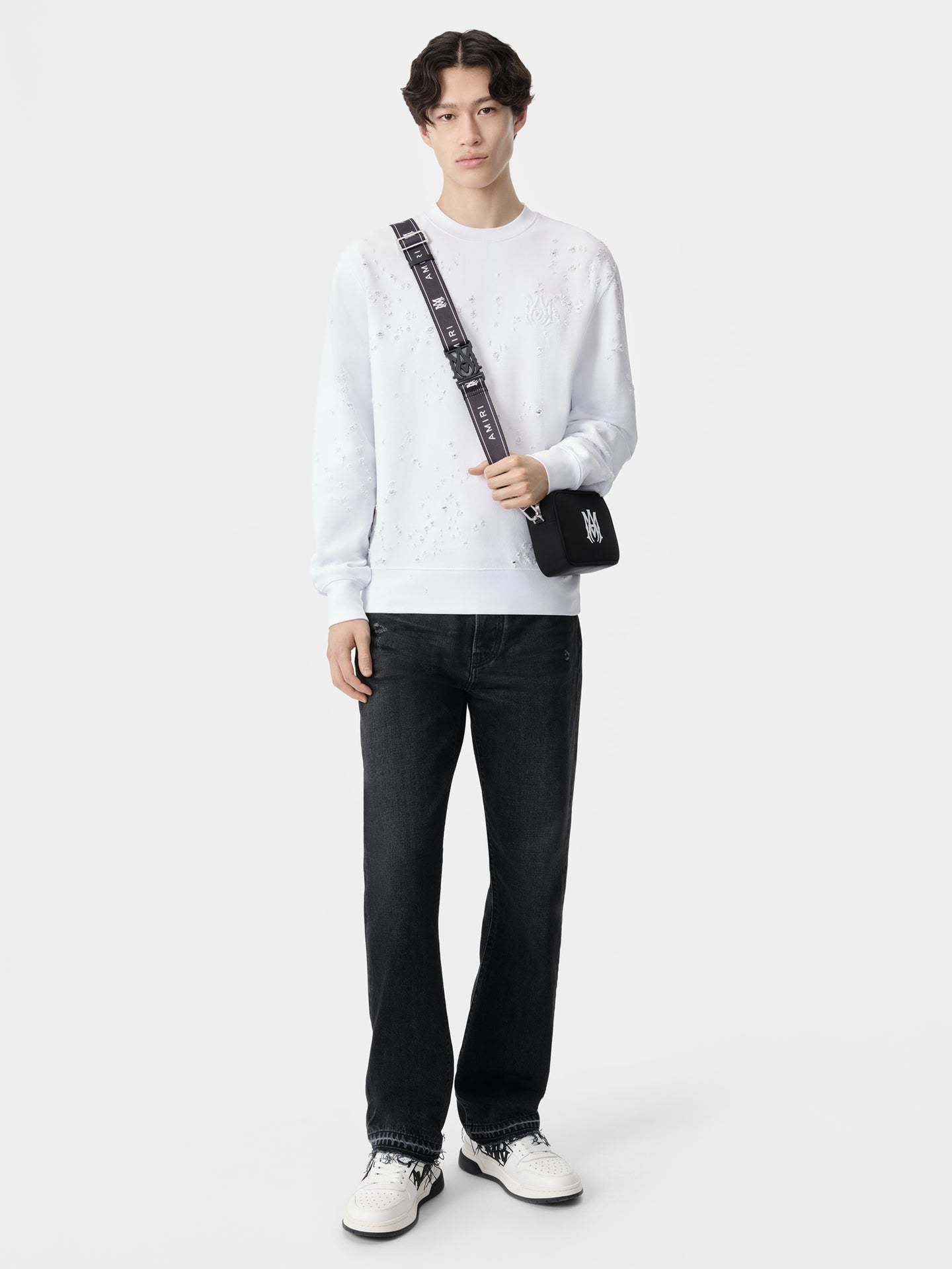 Amiri Ma Camera Bag In Black
