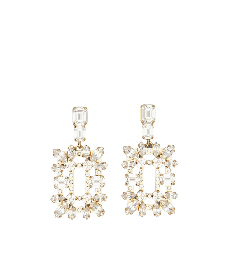Roger Vivier Broche Vivier Earring In White