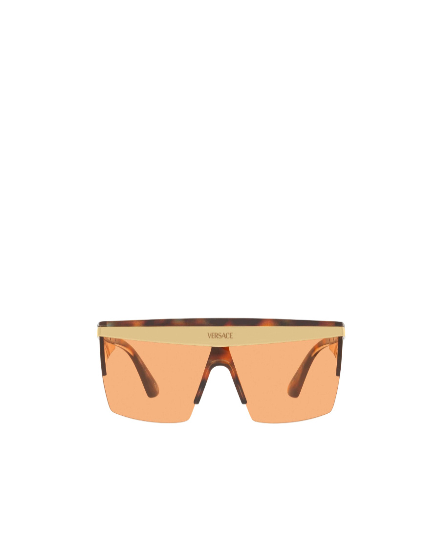 Versace Logo Sunglasses In Pink