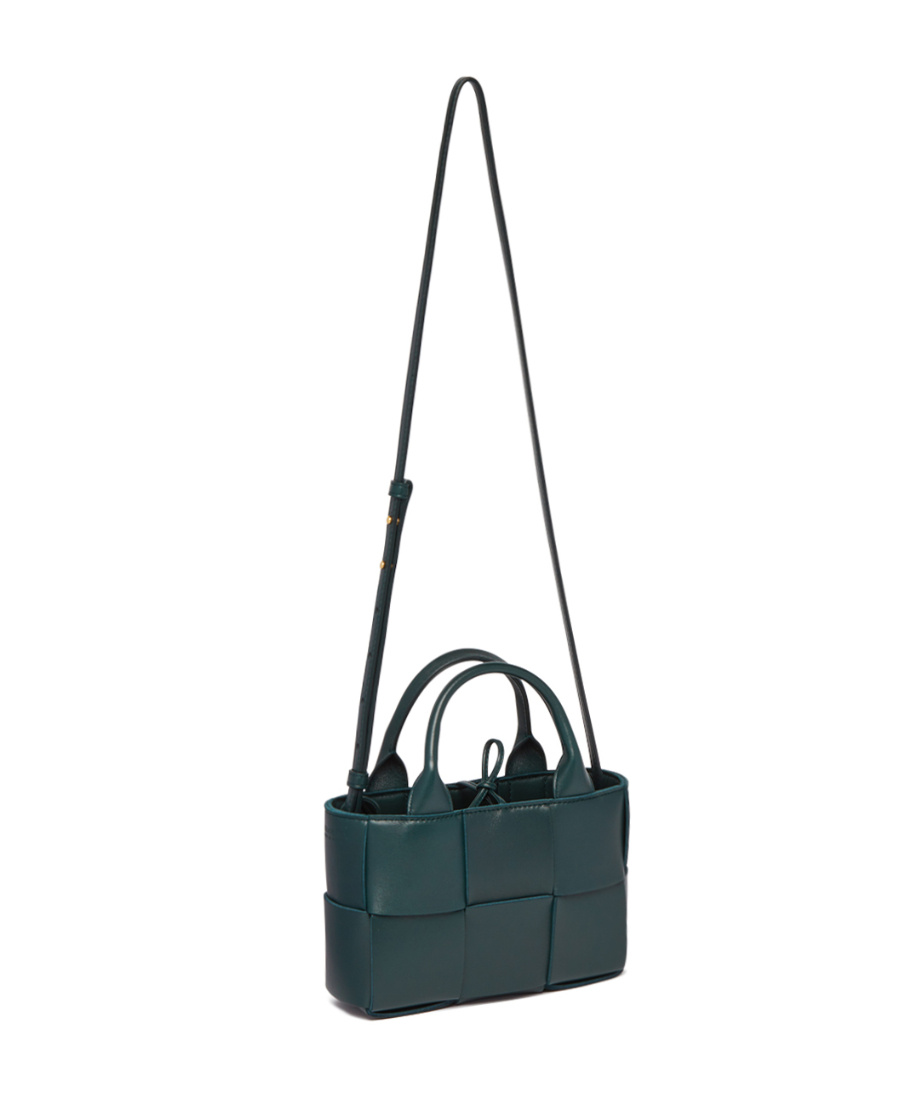 Bottega Veneta Micro Arco Dual-handle Shoulder Bag In Green