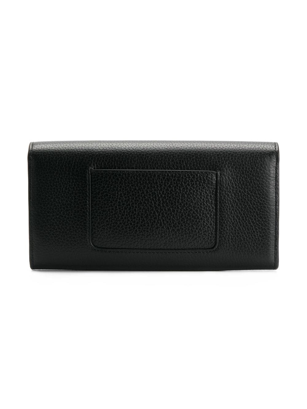 Mulberry Twist-lock Wallet In Black