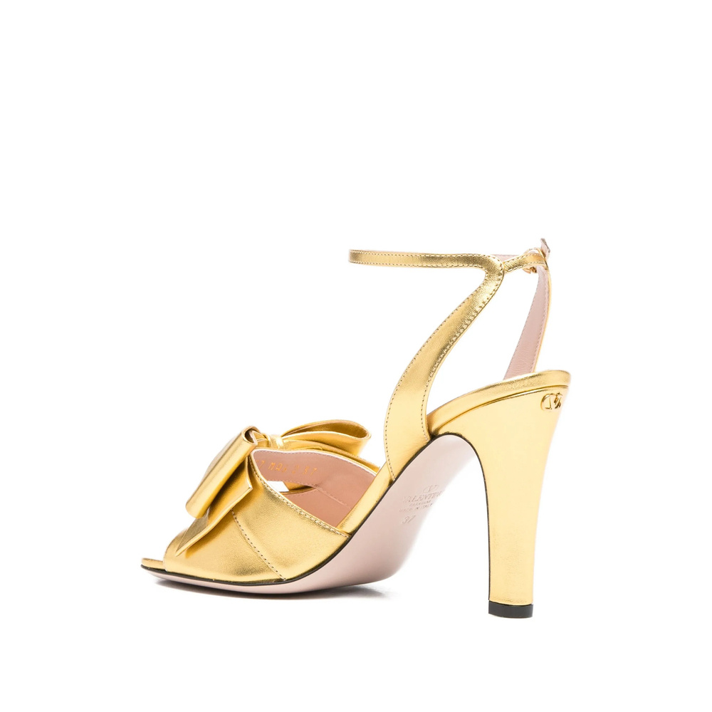 Valentino 100mm Bow-embellished Ankle-strap Sandals