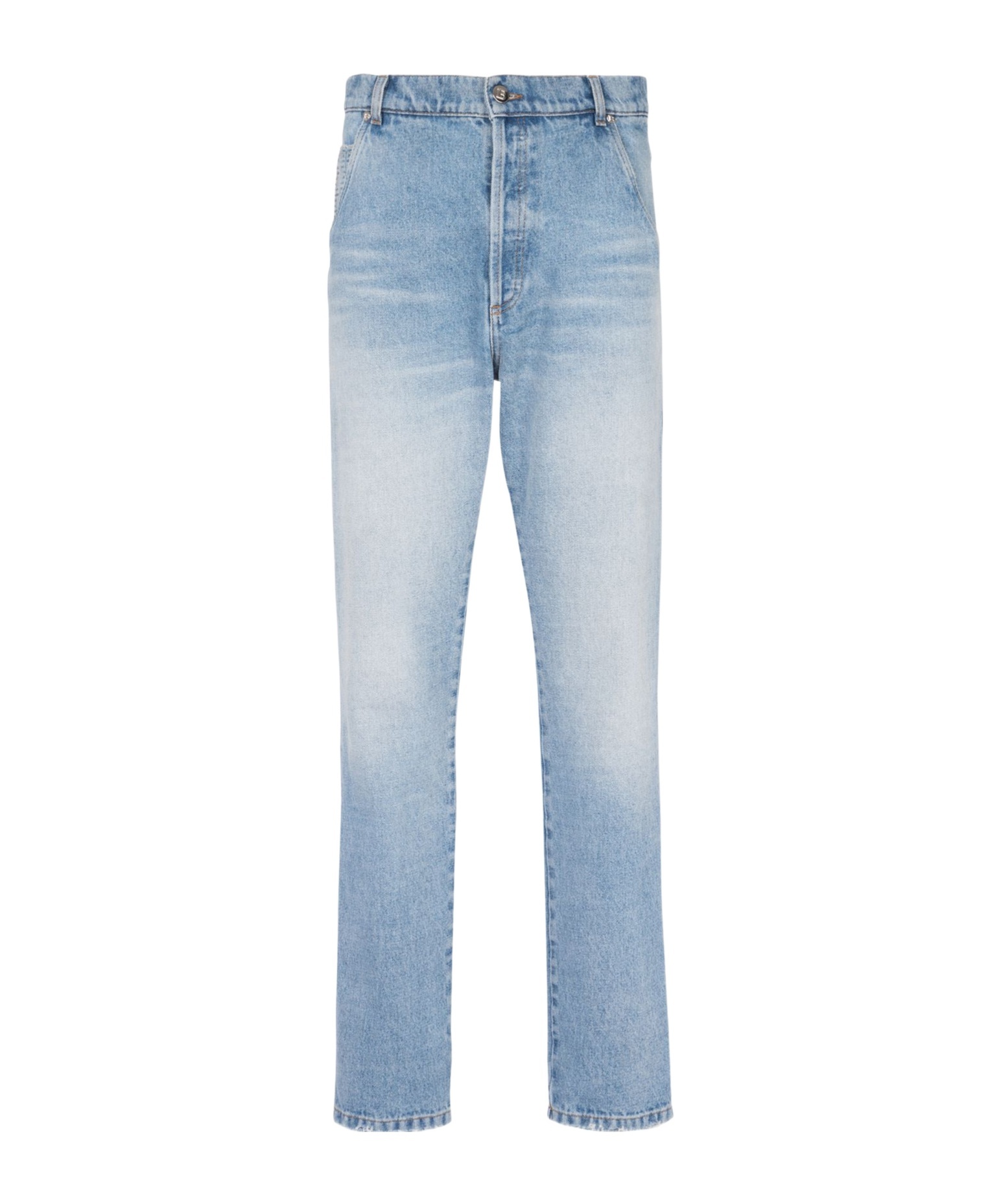 Balmain Cropped Straight Jeans