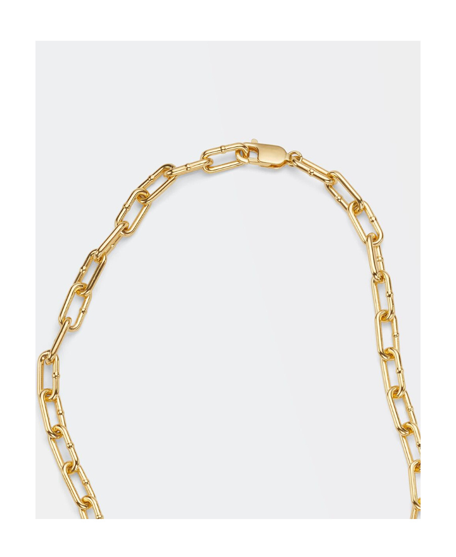 Bottega Veneta Cable-link Necklace In Yellow