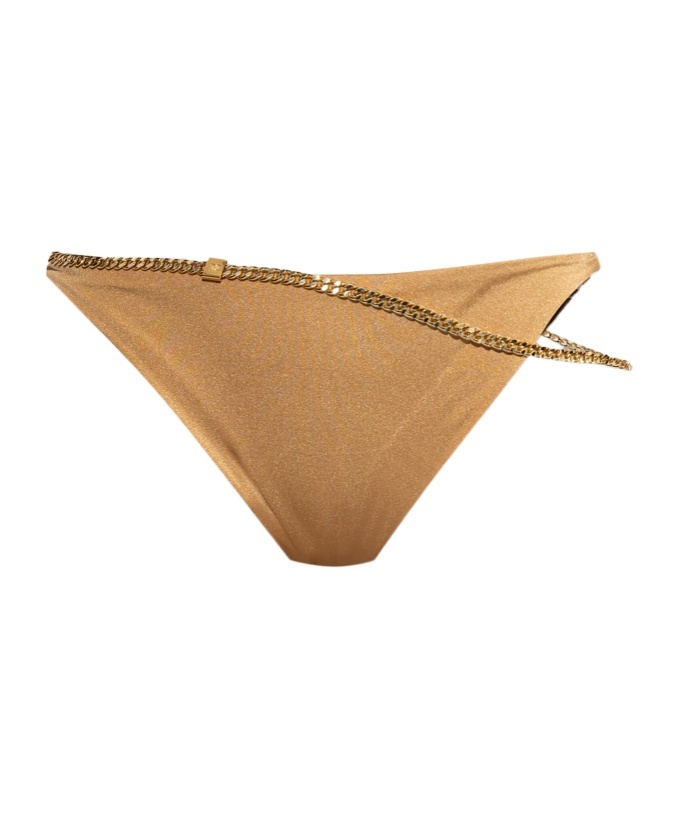 Dsquared2 Chain Bikini Swimsuit In Nude