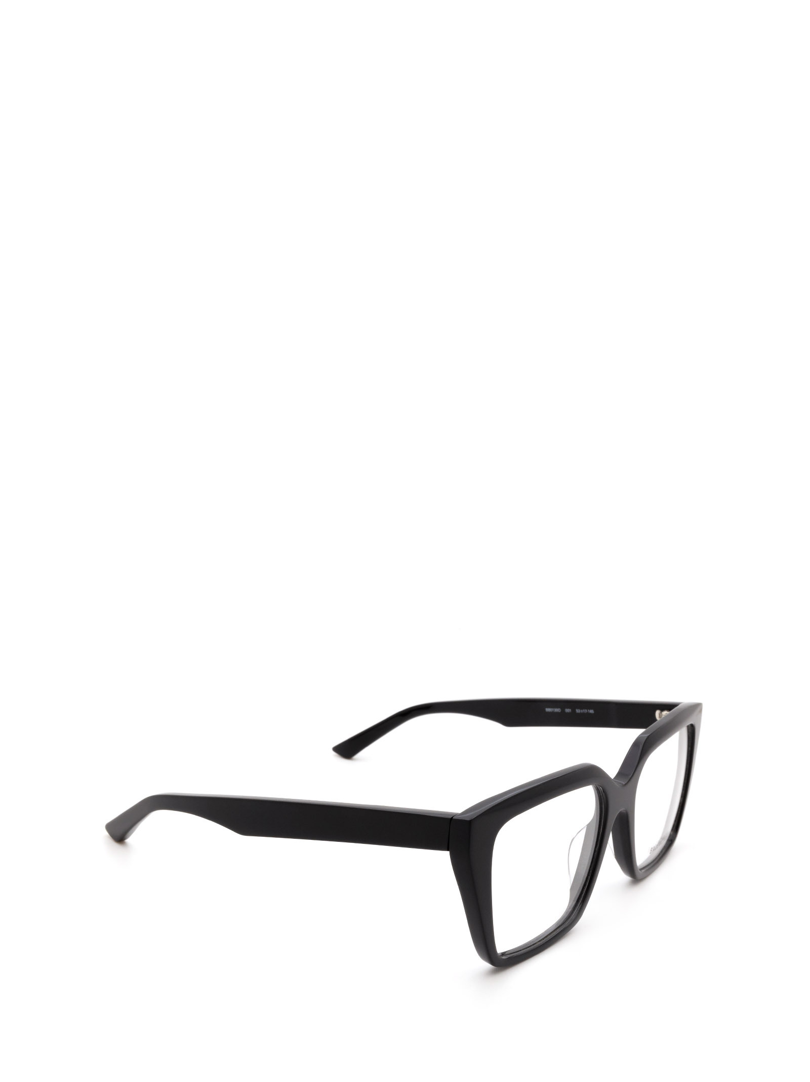 Balenciaga Square-frame Logo-detail Glasses In Black
