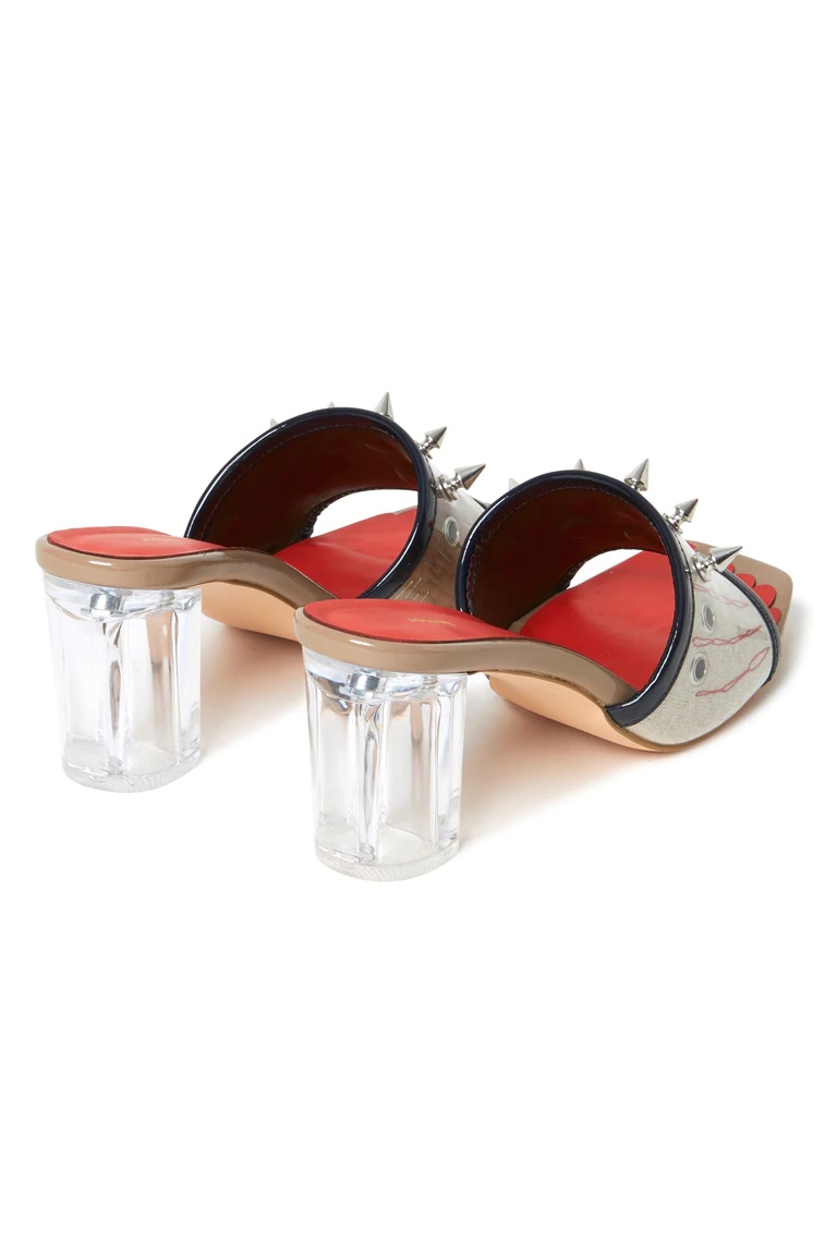 Kolor Clao Studded Pumps In Multicolor