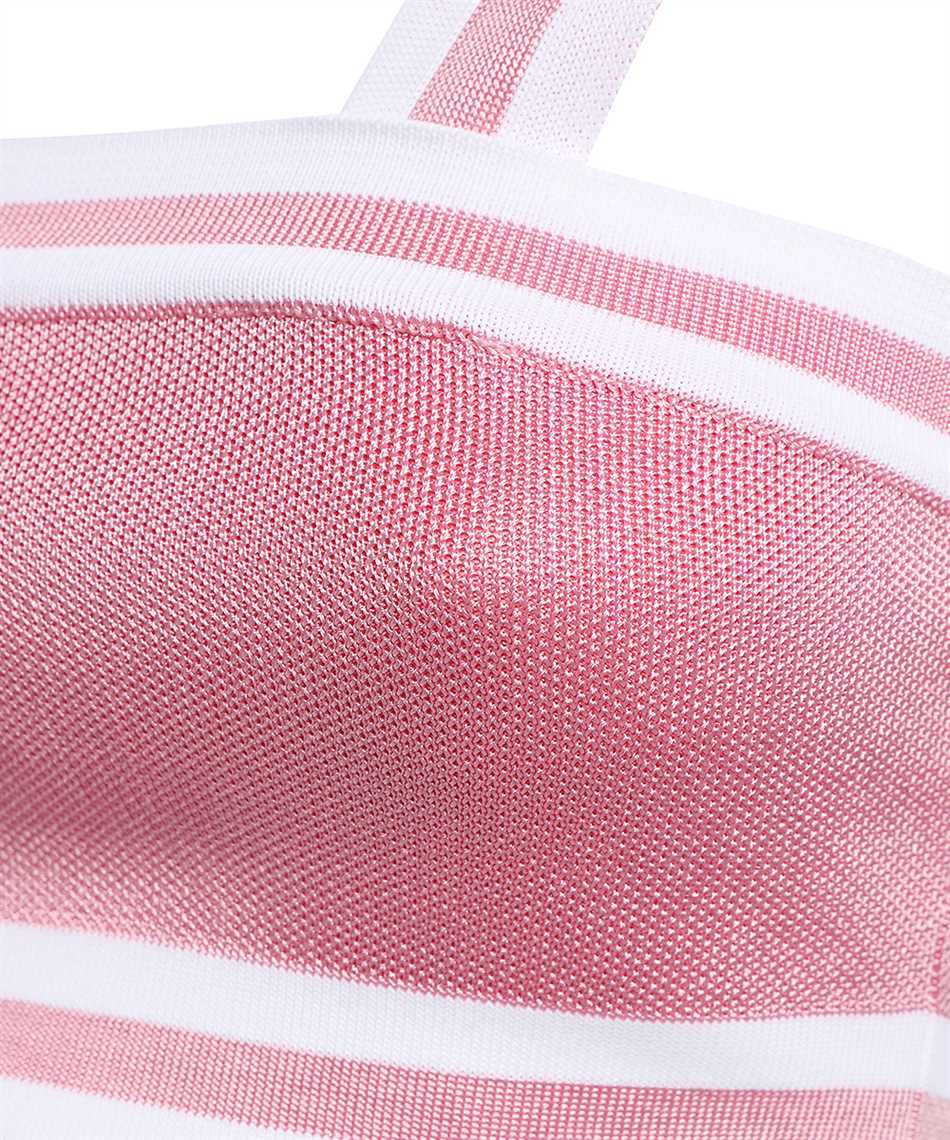 BALMAIN STRIPED ZIPPED TANK TOP