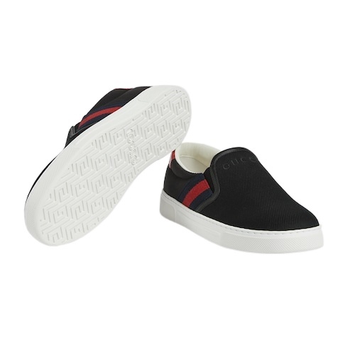 Gucci Men's Ace Slip-on Sneaker In Black