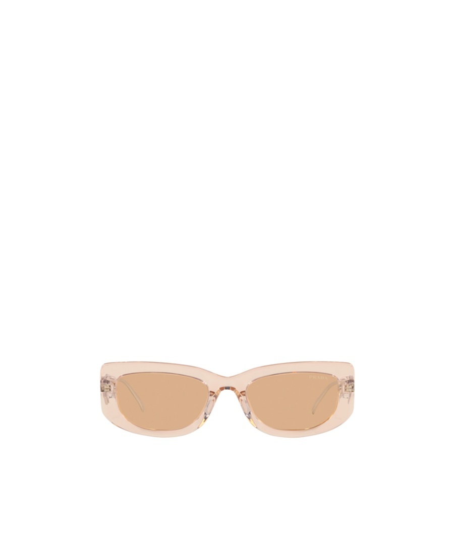 Prada Eyewear Rectangular Frame Sunglasses In Nude