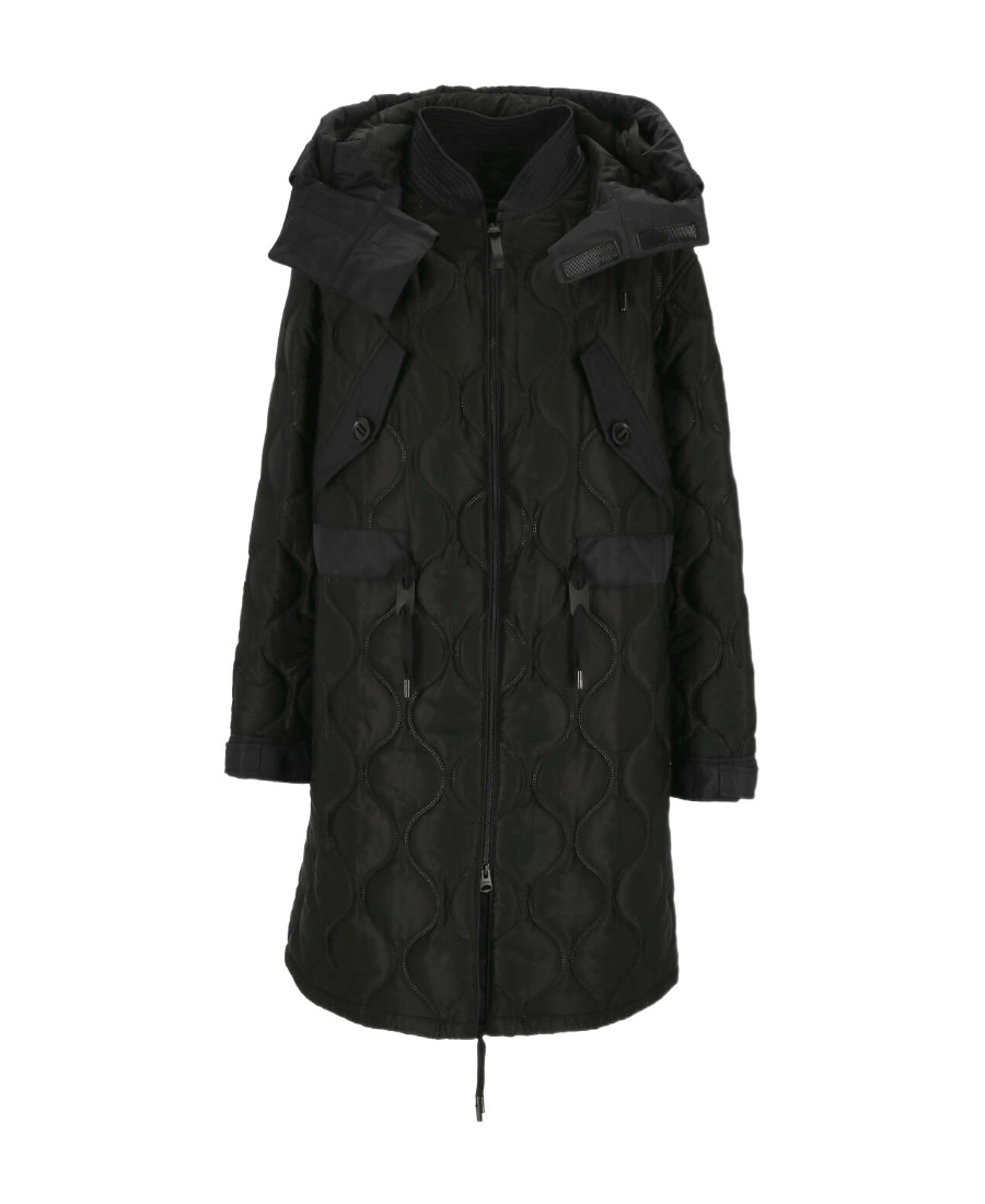 Mackage Hooded Padded Coat In Black