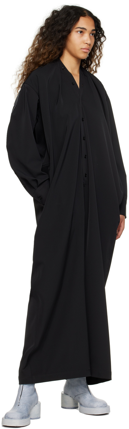Mm6 Maison Margiela Button-up Jumpsuit In Black