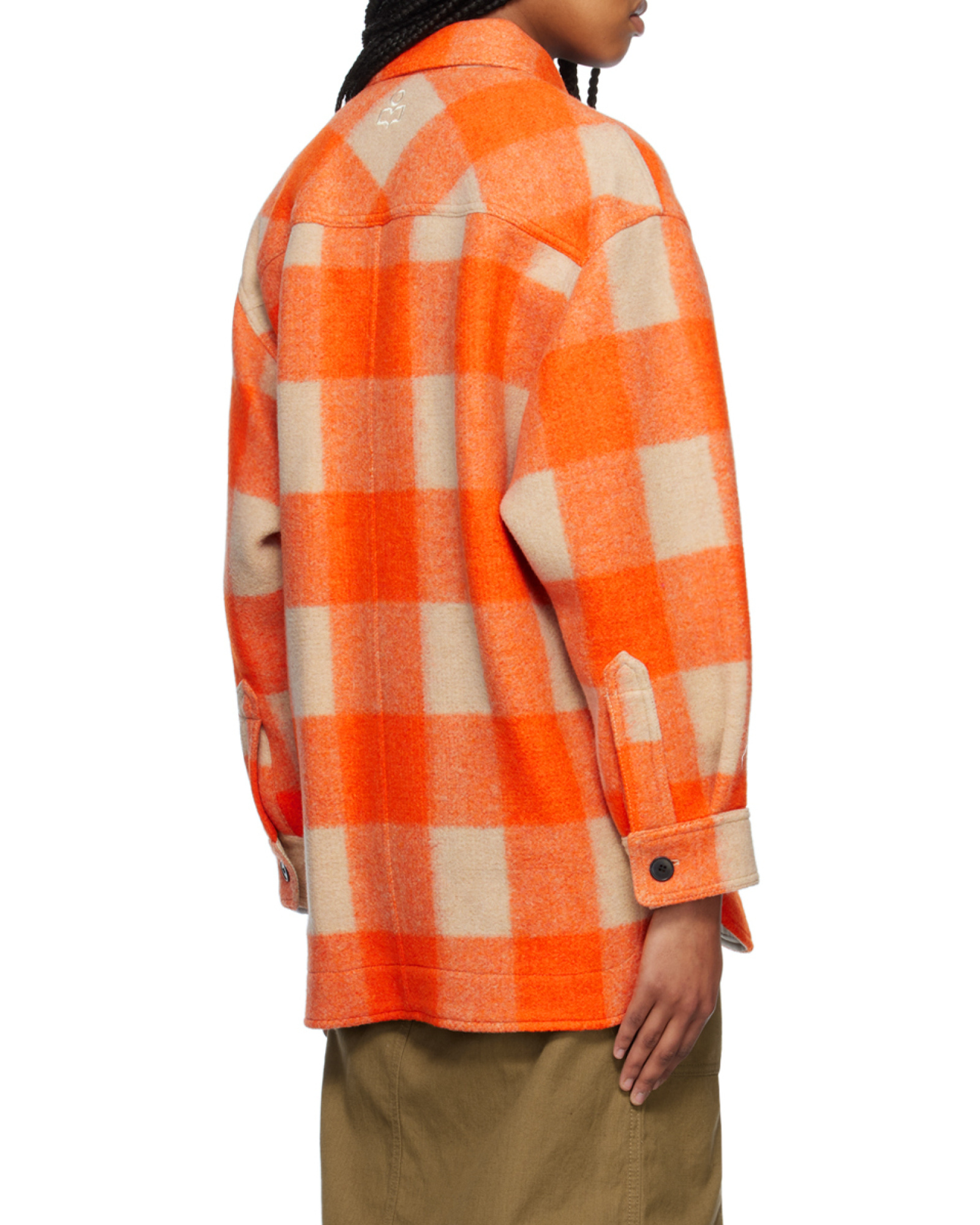 Isabel Marant Étoile Checkered Fleece Shirt Jacket