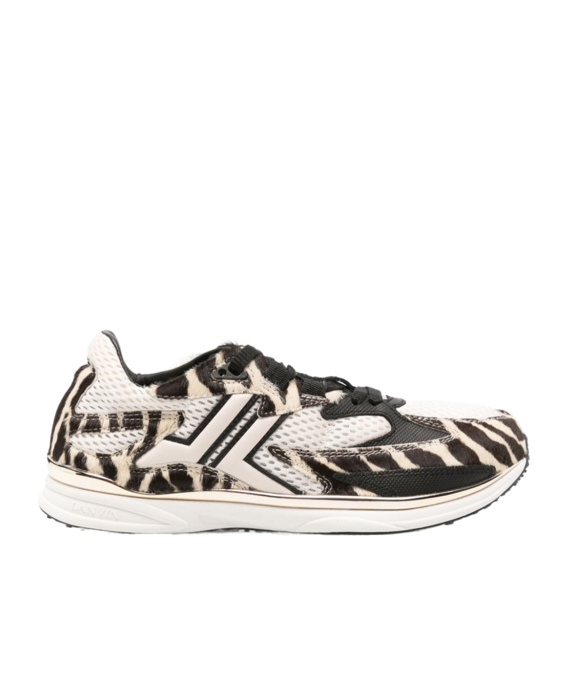 Lanvin Laced Sneakers In White