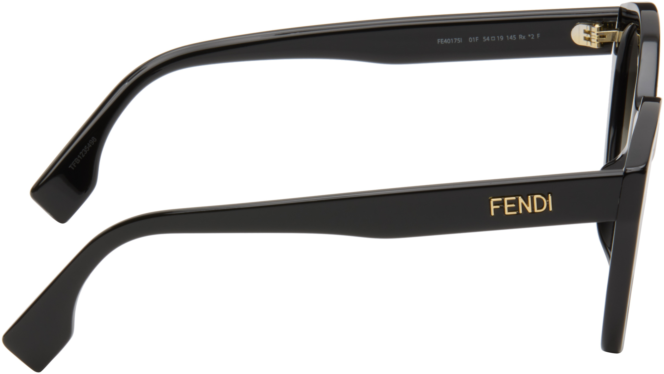 Fendi Lettering Cat-eye Sunglasses In Animal Print