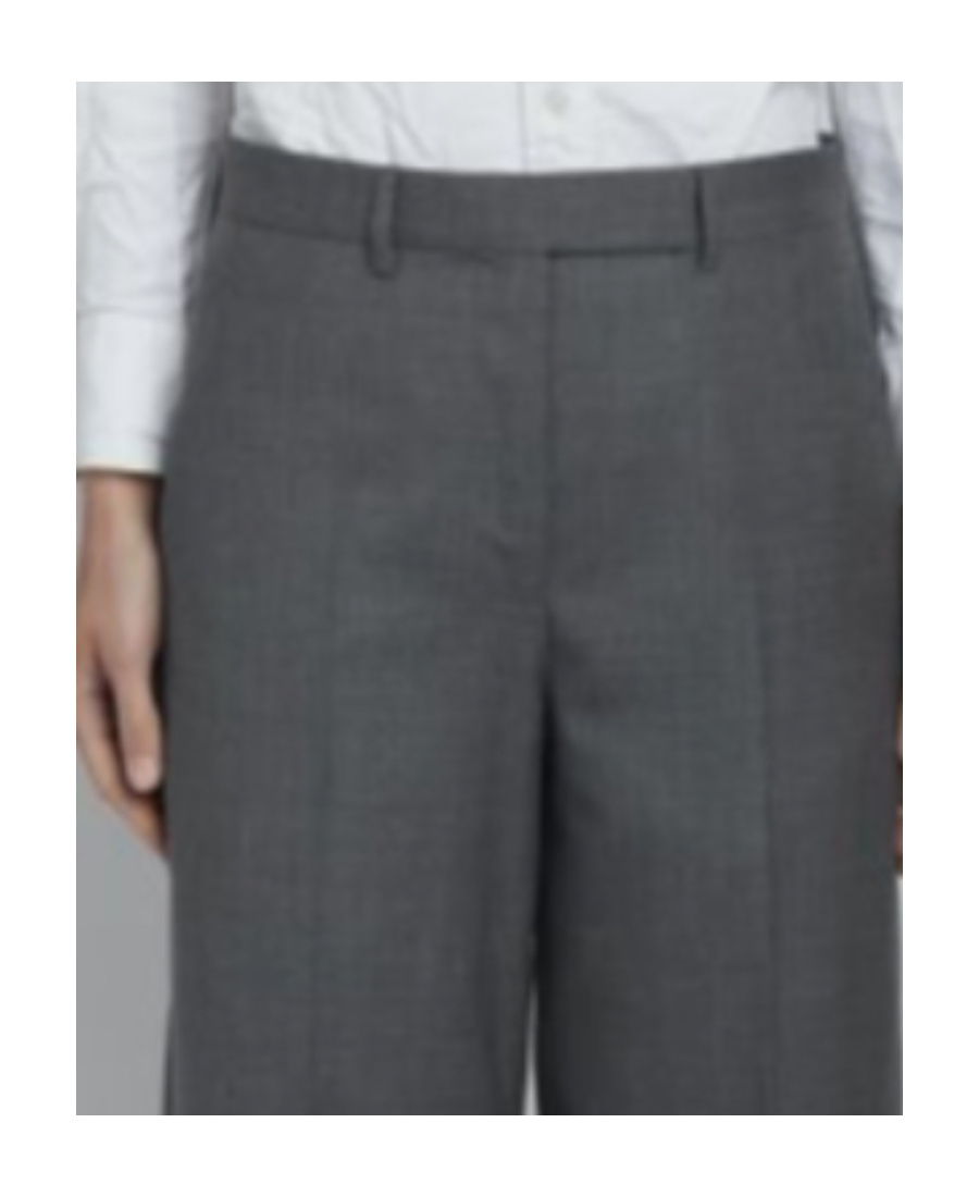 Thom Browne Cuffed-hem Cropped Trousers In Black