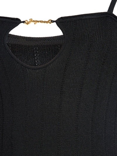 Jacquemus La Robe Sierra Bretelles Knitted Medium-length Dress
