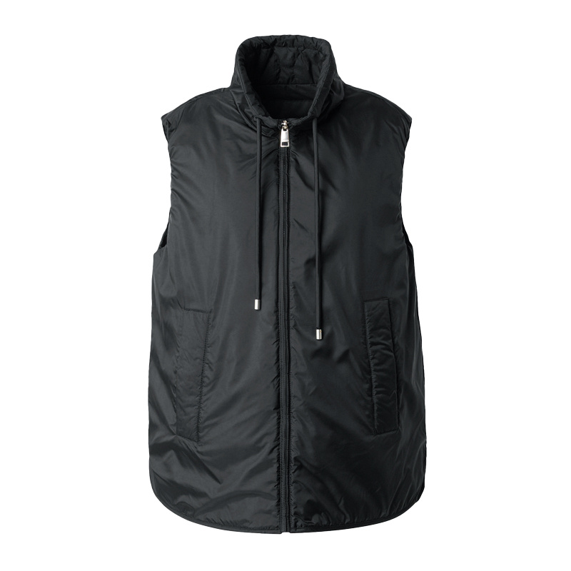 Weekend Max Mara Zippered Vest In Black