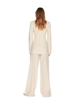 Off-white Dry Wo Wide-leg Trousers In White