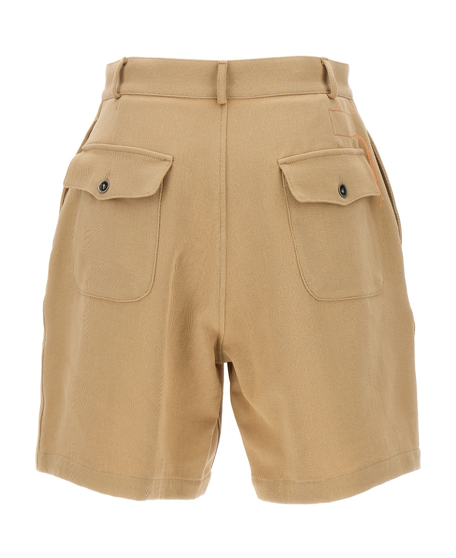Fortela Beige Jillian Bermuda Shorts In Nude