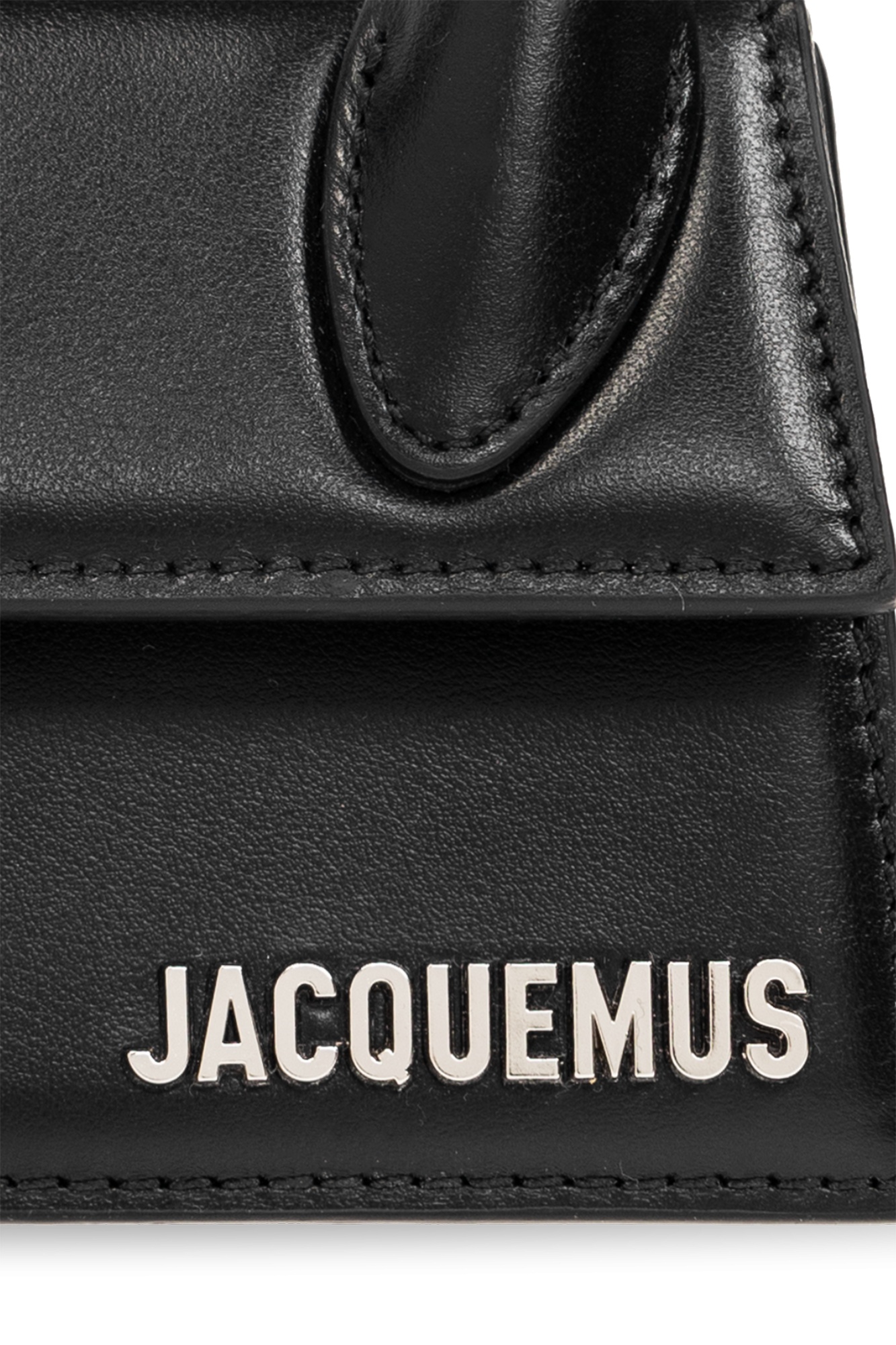 Jacquemus Le Chiquito Logo Plaque Mini Crossbody Bag In Black